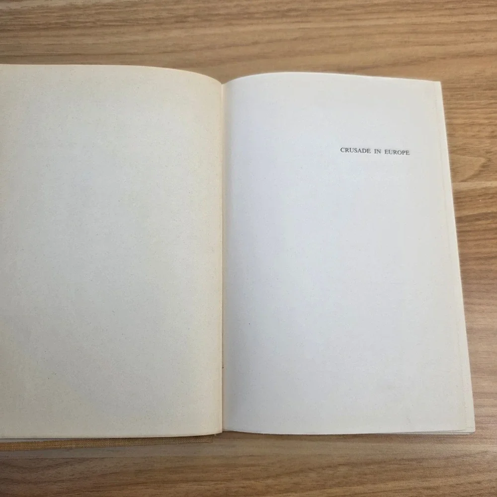 Crusade In Europe By Dwight D. Eisenhower 1948 Doubleday & Company 1st Ed HC